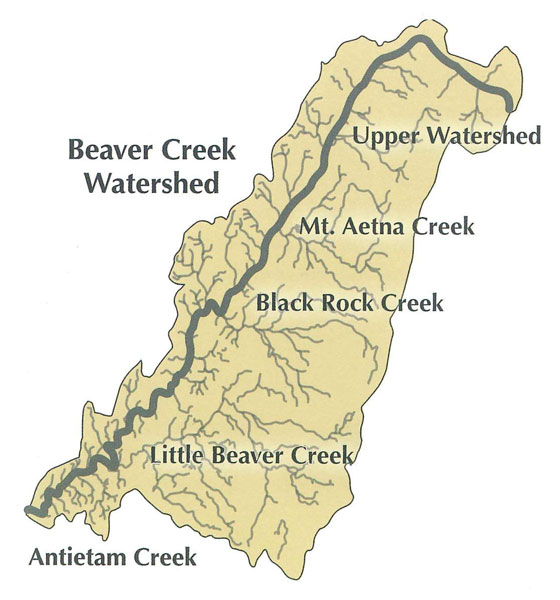 Beaver Creek Watershed Map